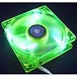 AeroCool - 80mm UV Led 2-Ball Bearing Case Fan with Green Frame and Green Blades