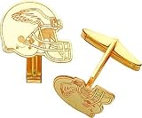 14K Gold NFL Philadelphia Eagles Football Helmet Cuff Links