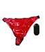 Pulsating and Vibrating Ruby Thong