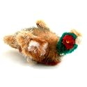 AKC Outdoor Rope Neck Pheasant Mini Dog Squeak Toy