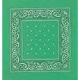 Kelly Green Paisley Bandana