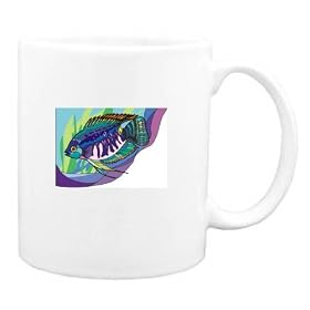 Mug with aquatic, fish, animal by Shopzeus