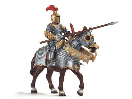 Childrens Toyshop  Toys : Fleur De Lis Knight with Lance of Horse