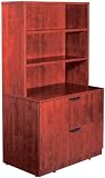 2 Drawer Lateral File with Bookcase