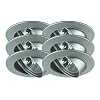 Paulmann 99474 Premium Zink-Aluguss-Einbauleuchten Set schwenkbar Chrom matt
