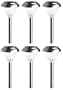 Westinghouse Tipton Solar-Powered Outdoor Pathway and Landscape Lights, Set of 6