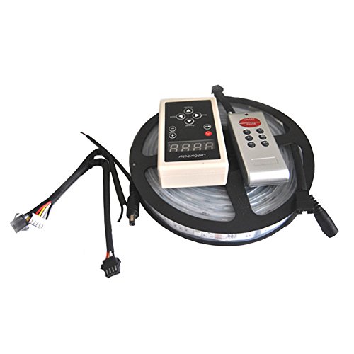 Raysflt 5m Smd5050 LED Strip Waterproof Lpd6803 Ic Pixel Dream Color 133 Modes Change Remote Controller