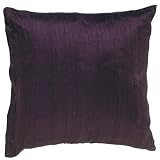 Review Now Design  / Solid Silk Cushion - Chocolate
