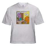 Fish Divorces Haddock With You - Adult Birch-Gray-T-Shirt Large