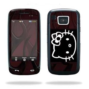 Cell Phone HELLO KITTY White Vinyl Sticker/Decal (1.25" X 2.5" Graphic fits most cell phones)