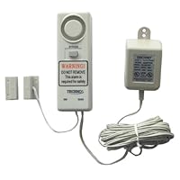 Techko S088 Indoor/Outdoor Pool Alarm, Magnetic Sensor, Powered by AC Adapter