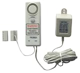 Techko S088 Indoor/Outdoor Pool Alarm, Magnetic Sensor, Powered by AC Adapter