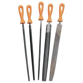 9" ROUND-FLAT-SQUARE-TRIANGLE FILE 5-PIECE SET