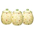 Paula Deen Garden Delight 3-pc. Canister Set