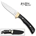 Ridge Runner Ebony Wood Handle Skinning Knife w/ Sheath