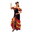 Rumba Woman Spanish Lady Fancy Dress Costume One Size'