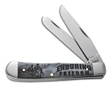 Case Cutlery 07071 Case Trapper Knife, Gray Bone