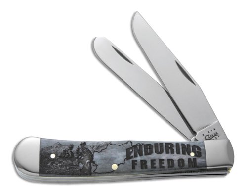 Case Cutlery 07071 Case Trapper Knife, Gray Bone Case Cutlery 07071 Case Trapper Knife, Gray Bone