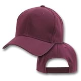 Plain Maroon Adjustable Hat
