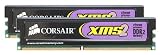 Corsair DDR2 1024MB PC667 CL4 Arbeitsspeicher (KIT OF 2 (2X512MB)   XMS-5400, 2x64Mx64, non ECC, 2x240 DIMM, unbuffered, 4-4-4-12)