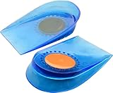 Medipaq® Super-Soft Gel Heel Cup Supports (2 x PAIRS) - Walk More Comfortably, All Day Long! Instant Pain Relief for Tired Feet and Damaged Heels.