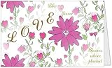 Love Romance Birthday Anniversary Beautiful Wife Her Flowers Greeting Card  by QuickieCards. Always fast & FREE shipping