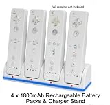 Review Pega  / Wii 4 in 1 Charging Stand & Batteries - Charges 4 Remote Controllers