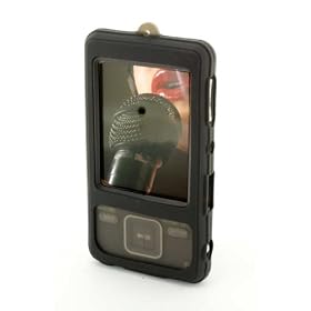 Tuff-Luv Sony Walkman NWZ-A82X / NWZ-A7XX Series (NWZ-A826 NWZA826 NWZ-A828 NWZA828 NWZ-A829 NWZA829) Twin Silicone Skin Case Cover (Black/Graphite)