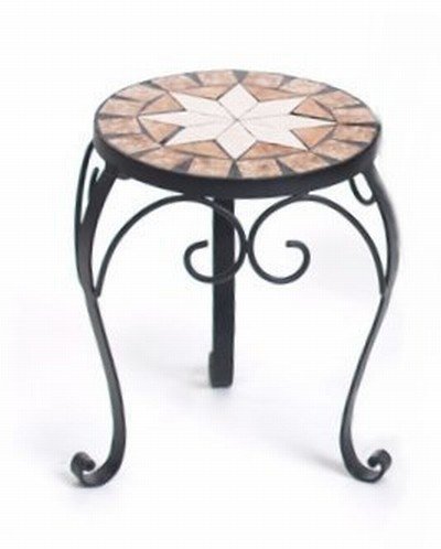 Blumenhocker Blumenständer Mosaik H-34cm D-25cm