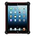 Ballistic Tough Jacket Case with Video Stand for iPad 2 (Released 2011) iPad 3 (Released 2012) and iPad 4 (Released 2013) - Retail Packaging - Black/Red (Not for iPad Air Models or iPad Released in 2017)