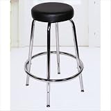 Tundra Sturdy Adjustable Vinyl Padded and Steel Stool