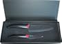 Kyocera Revolution Series Paring and Santoku Knife Set, Black Blade
