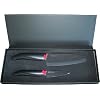 Kyocera Revolution Series Paring and Santoku Knife Set, Black Blade
