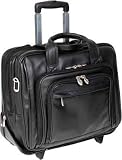 McKlein Gold Coast Leather Detachable-Wheeled Laptop Case