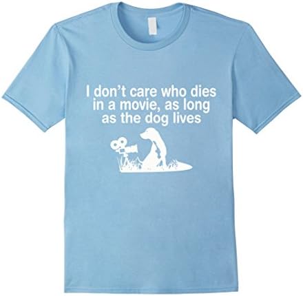 Men's As Long As Dog Lives T-Shirt Large Baby Blue