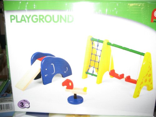 Buy Pintoy Dolls House Wooden Accessory set - Playground online at Discounted New and Used prices. Delivered to your door with Childrens Toyshop.com