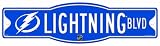 NHL Tampa Bay Lightning 4.5-by-17 Inch Sign