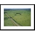 Rainforest becomes rangeland along Brazils Transamazonia highway Photography Framed Art Poster Print by Maria Stenzel, 29x21