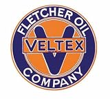 Husky Liners 00044 SignPast Veltex Round Reproduction Vintage Sign