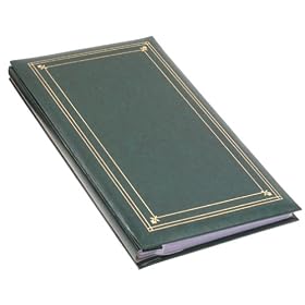 Pioneer Slim Line Post Style Pocket Album, Hunter Green