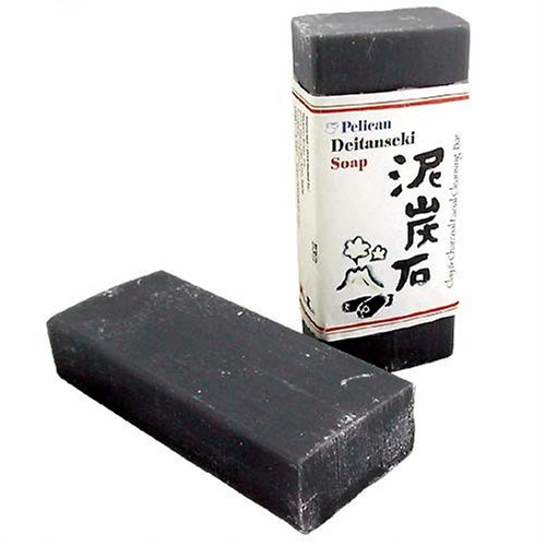 Nippon Kodo Pelican Deitanseki Soap Clay & Charcoal Facial Cleansing Bar 150g/5.3oz