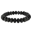 10mm Rondell Stretch Bracelet - Picasso Jasper