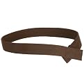 Kids Easy One-Hand Canvas Belt - Brown