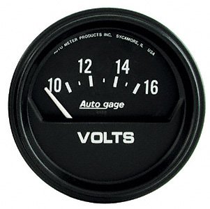 Auto Meter 2319 Autogage Short Sweep Electric Voltmeter