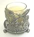 3&frac12; Inch Round Candle Holder - Humming Bird
