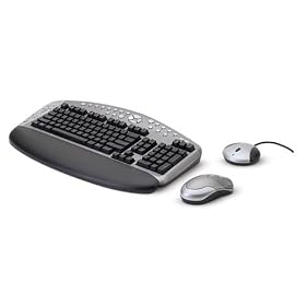 Belkin Wireless Desktop 280 - Keyboard - wireless - RF - mouse - USB wireless receiver