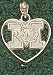 Anderson Jewelry Missouri Tigers Tiger Head Heart Gold Charm