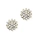 Jewelry : 10K Yellow Gold 1/2 ct. Diamond Cluster Earrings