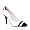 VANITY 4 Inch Sexy Classic Pump Shoe Womens High Heel Shoes Single Sole Shoes Two Tone Pump Shoes Black / White Patent Pleaser Size: 7