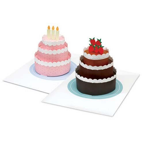 External hard drive:Birthday Cake Pop-Up Cards -Box of 8